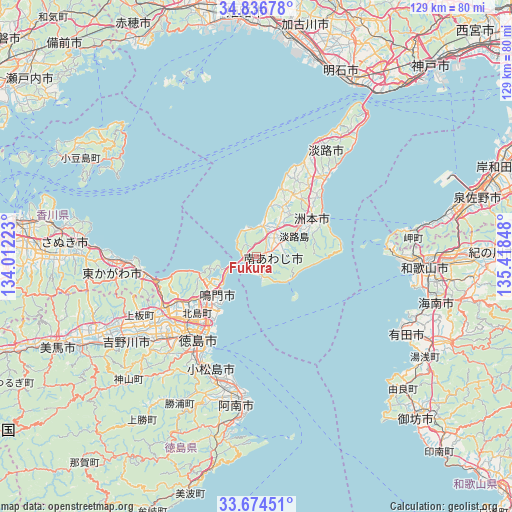 Fukura on map