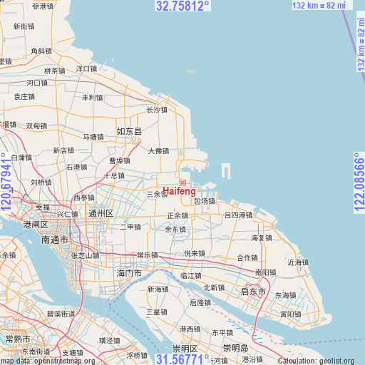 Haifeng on map