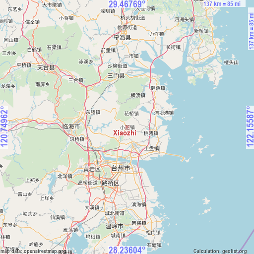 Xiaozhi on map