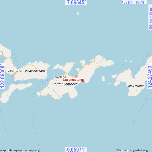 Leramatang on map