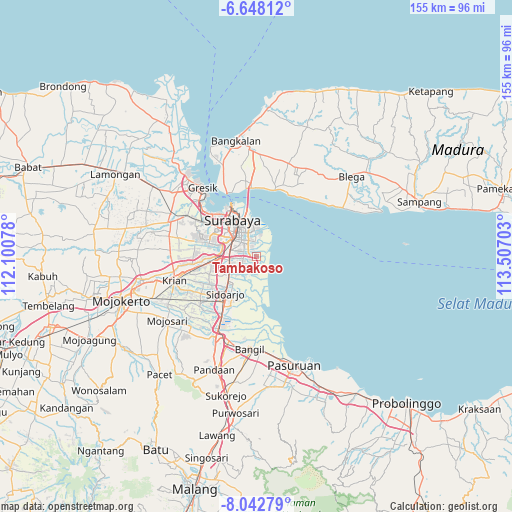 Tambakoso on map