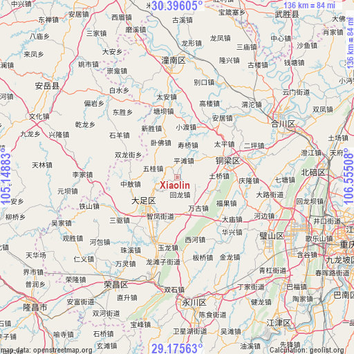 Xiaolin on map