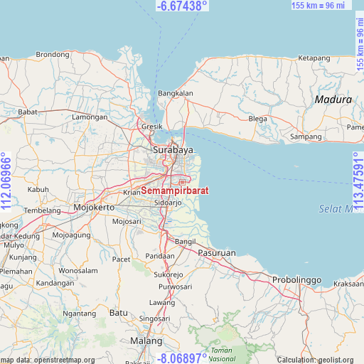 Semampirbarat on map