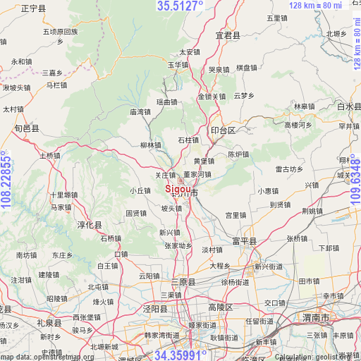 Sigou on map