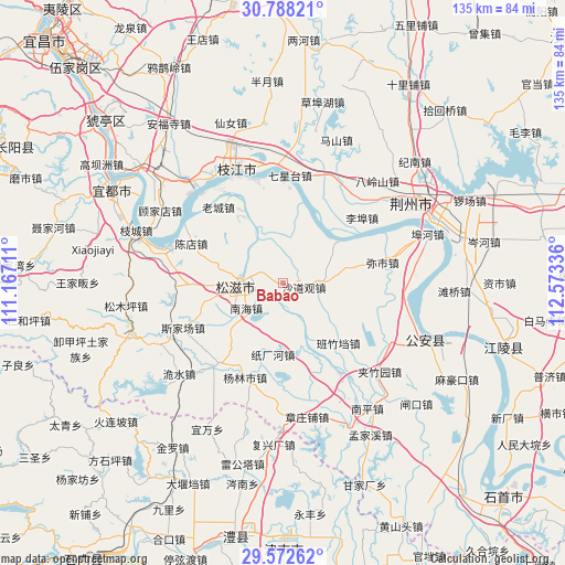 Babao on map