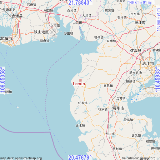 Lemin on map