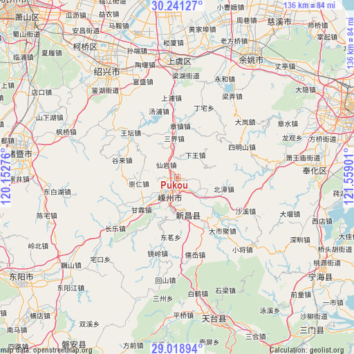 Pukou on map