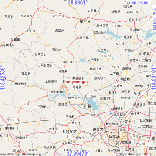 Dongwangpo on map