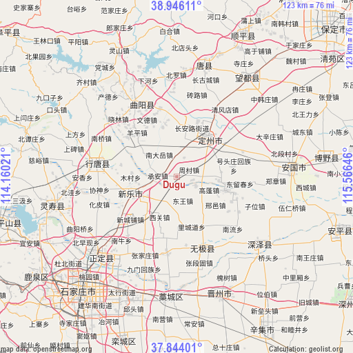 Dugu on map