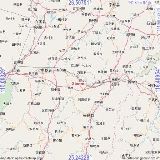 Xiaomi on map