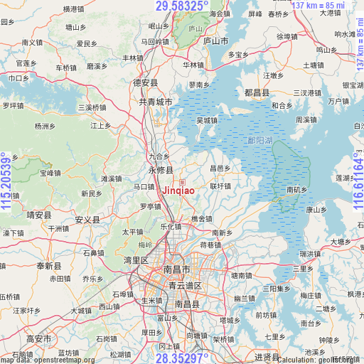 Jinqiao on map