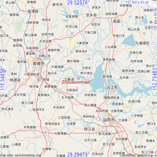 Zhouwenmiao on map