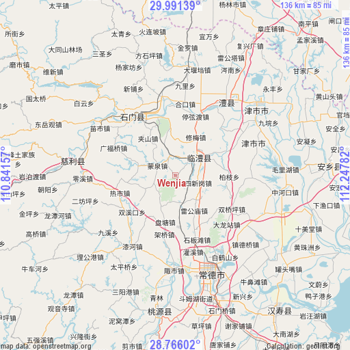 Wenjia on map