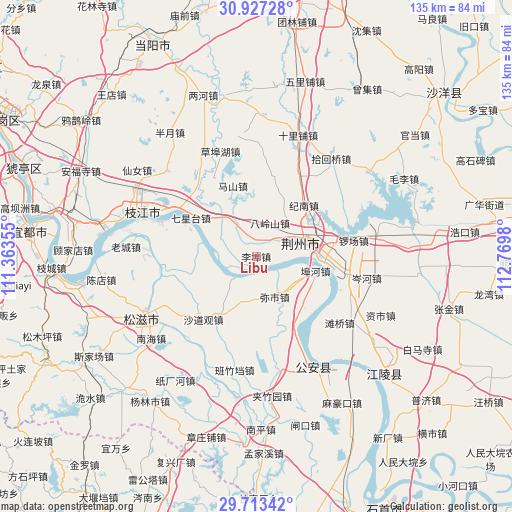 Libu on map