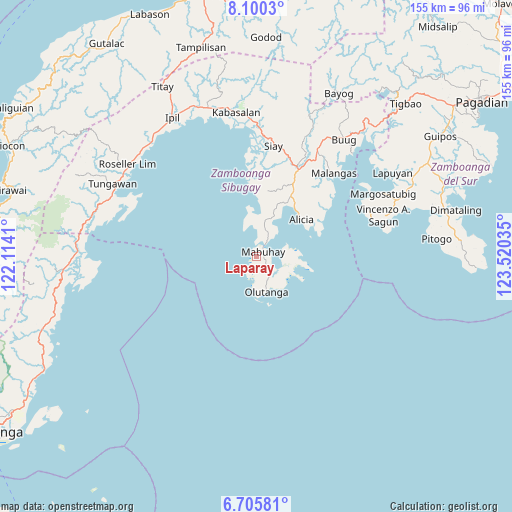 Laparay on map