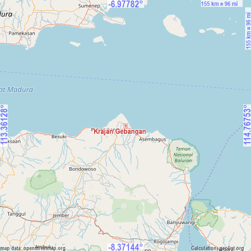 Krajan Gebangan on map