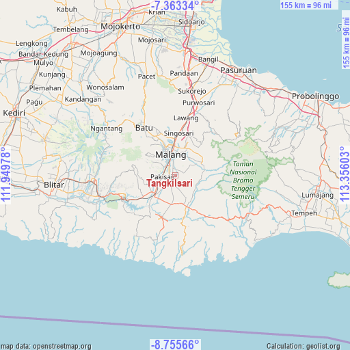 Tangkilsari on map