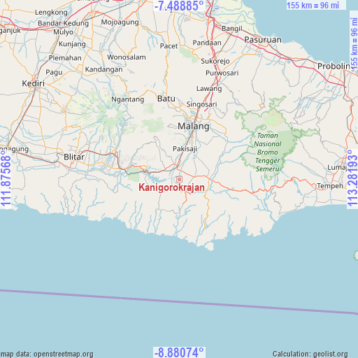 Kanigorokrajan on map