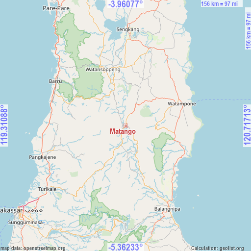 Matango on map