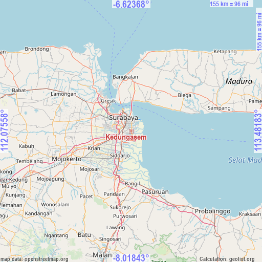 Kedungasem on map