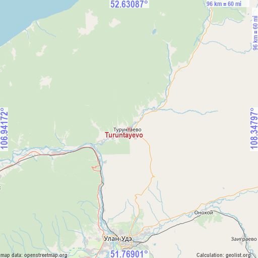 Turuntayevo on map