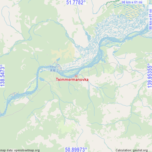 Tsimmermanovka on map