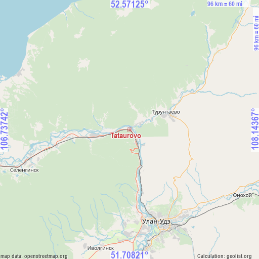 Tataurovo on map