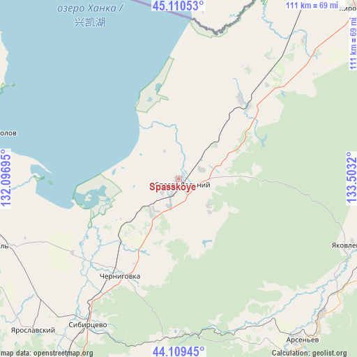 Spasskoye on map