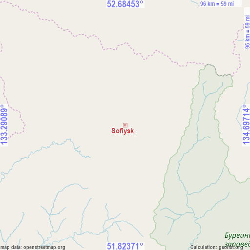 Sofiysk on map