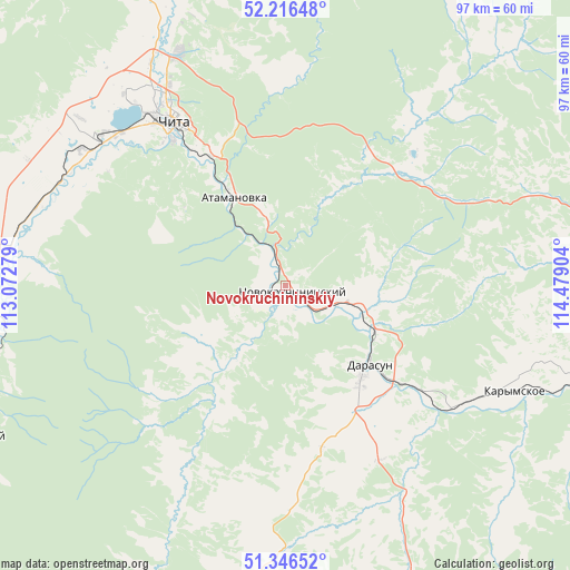 Novokruchininskiy on map