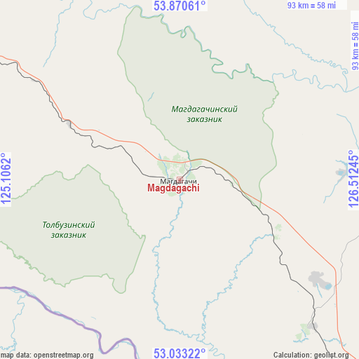 Magdagachi on map