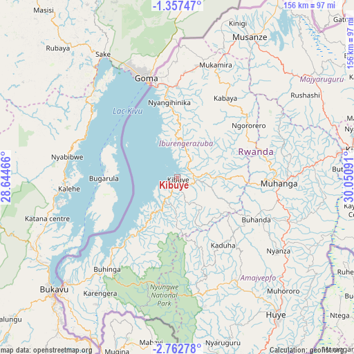 Kibuye on map