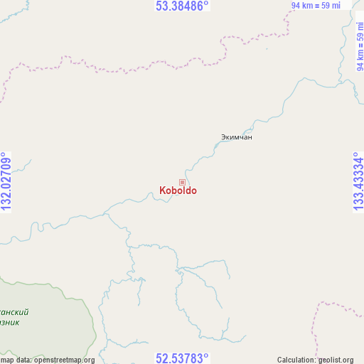 Koboldo on map
