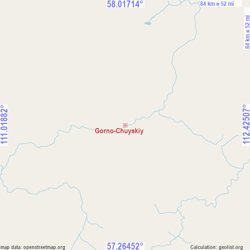 Gorno-Chuyskiy on map