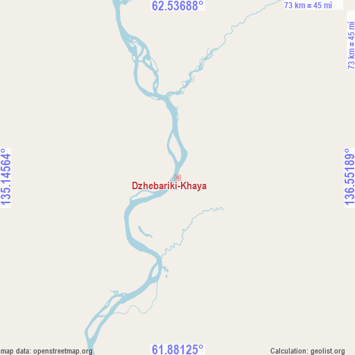Dzhebariki-Khaya on map