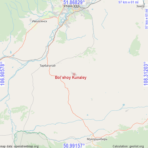 Bol’shoy Kunaley on map