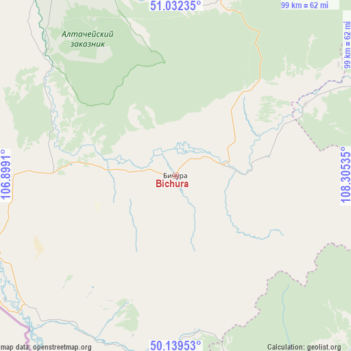 Bichura on map