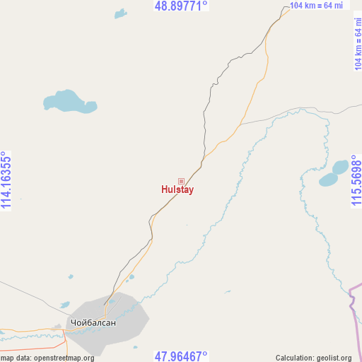 Hulstay on map