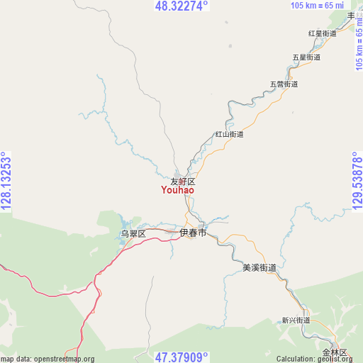 Youhao on map