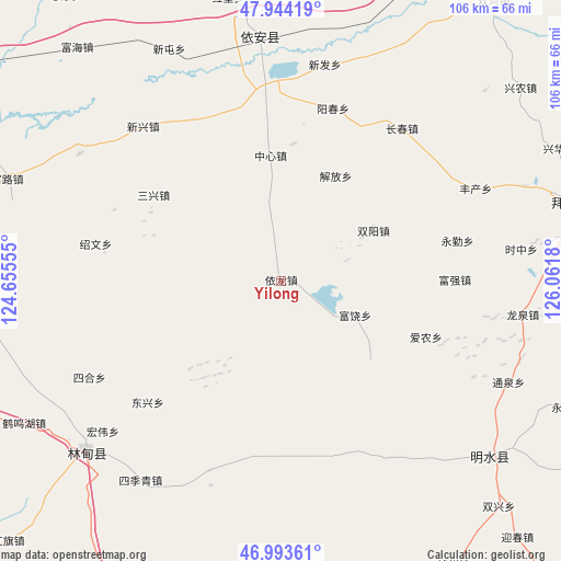 Yilong on map