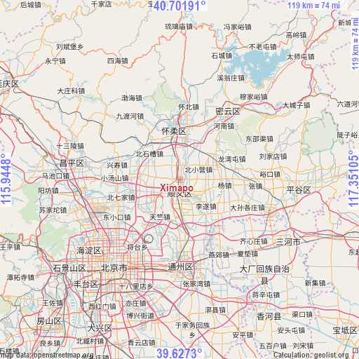 Ximapo on map