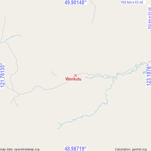 Wenkutu on map