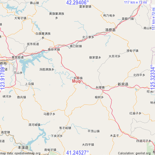 Muqi on map