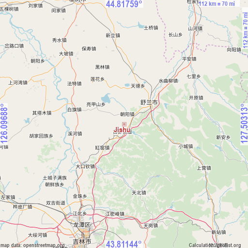 Jishu on map