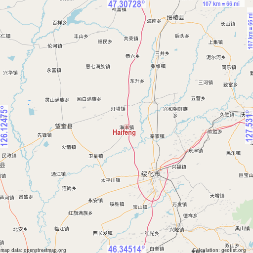 Haifeng on map