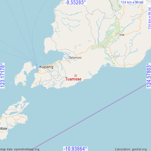 Tuamese on map