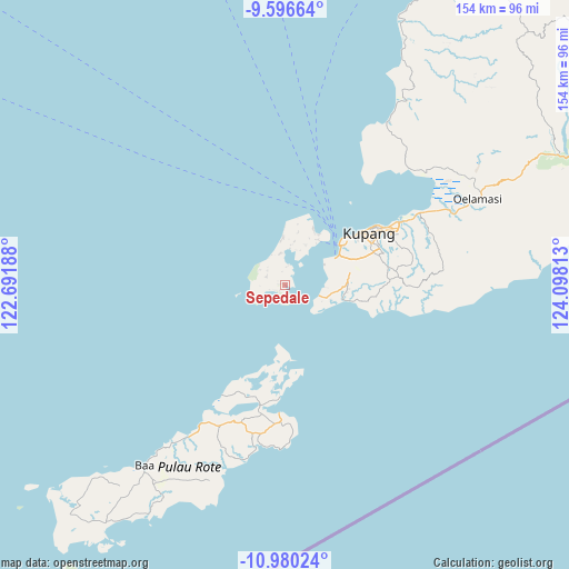 Sepedale on map