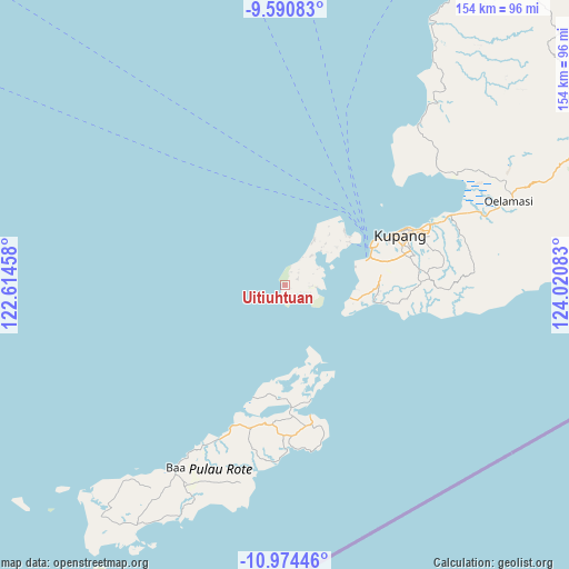 Uitiuhtuan on map