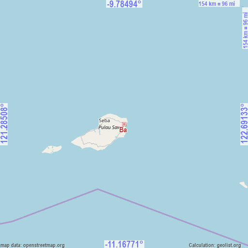 Ba on map