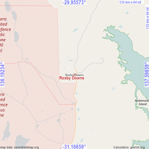 Roxby Downs on map
